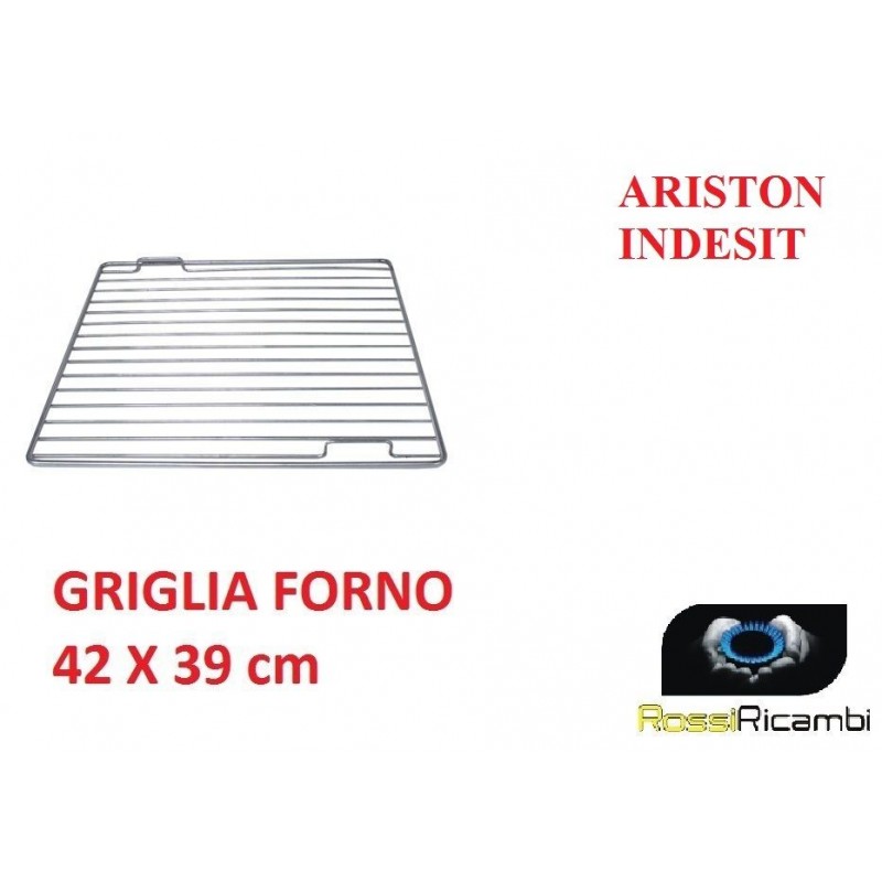 ORIGINALE GRIGLIA FORNO ARISTON INDESIT RIPIANO INOX 42x39 cm C00030161